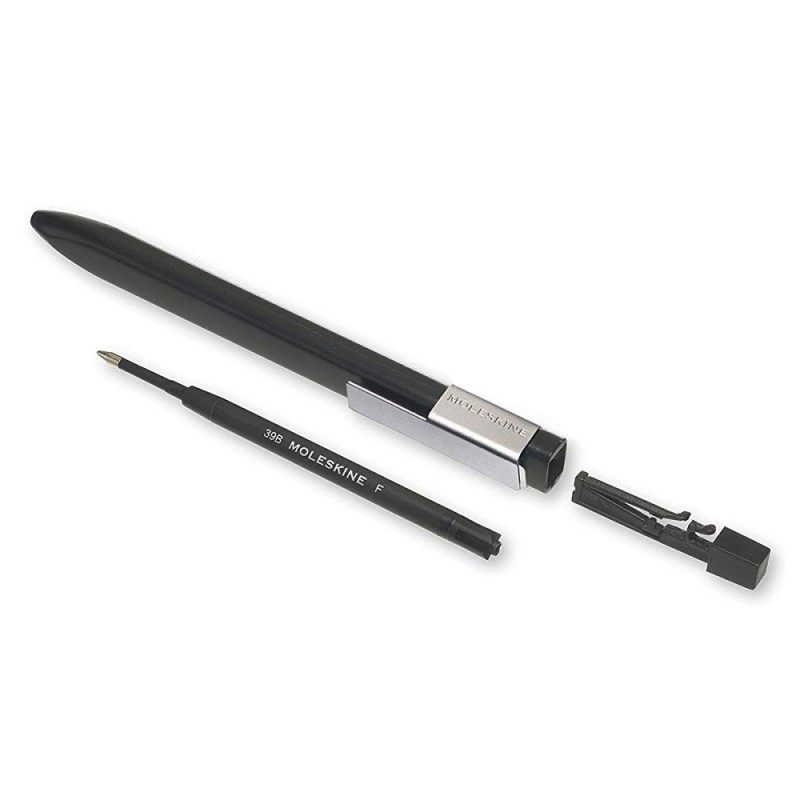 Moleskine Click Ballpoint Pen 1.0mm Refillable Black Moleskine Click Ballpoint Pen 1.0mm Refillable Black