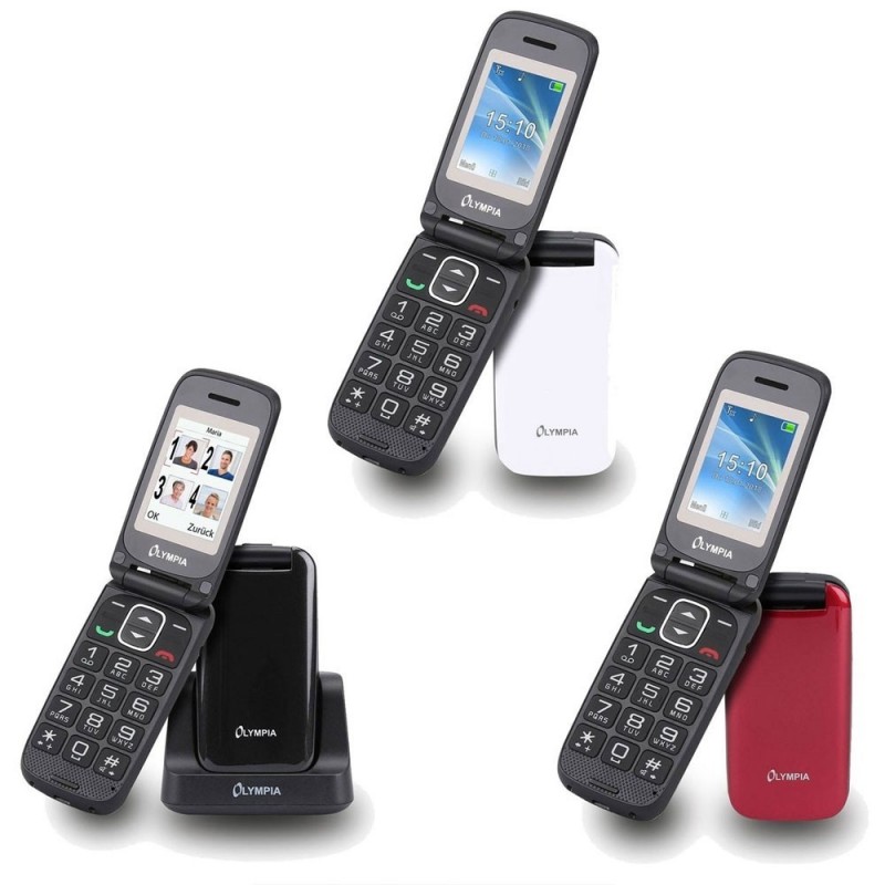 Acquista Olympia CLASSIC MINI 2 Telefono Cellulare con Pulsanti Grandi Dimensioni - Data - Orario su Smartness