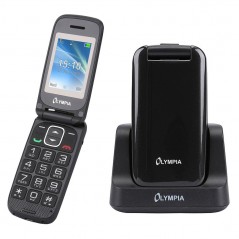 Maxcom Cellulare MM818 Telefono a Conchiglia Dual Sim | Nero