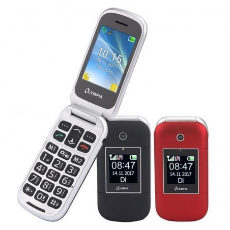 Foto di Olympia JANUS Telefono Cellulare Compact Doppio Schermo a Colori - Olympia