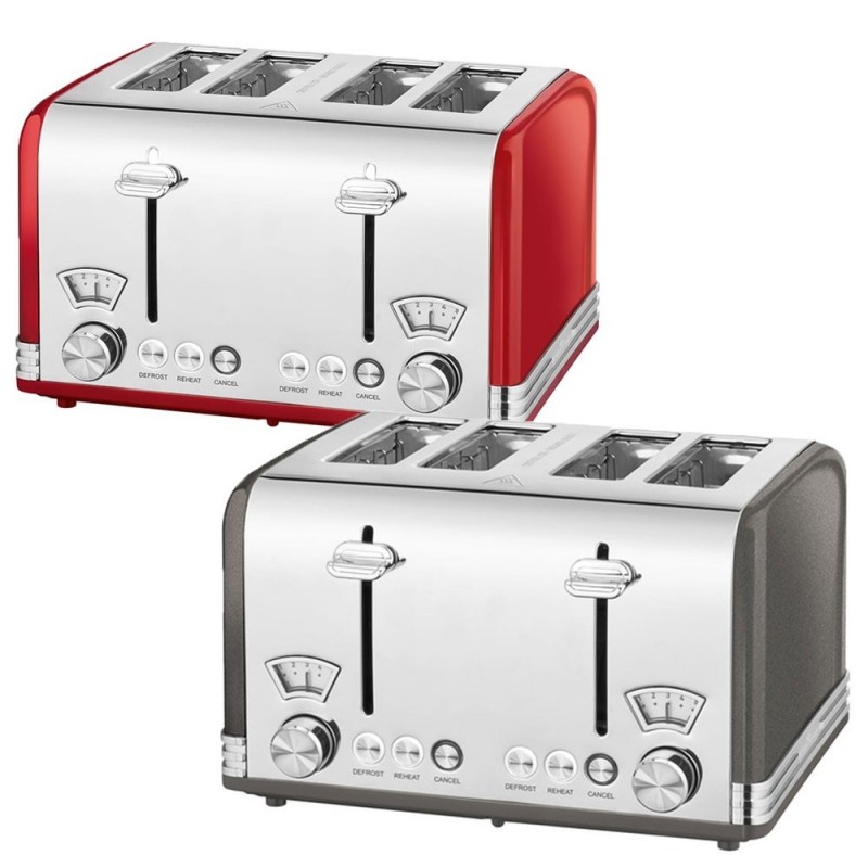 ProfiCook 4-Slice Toaster Vintage Slice Toaster PC-TA1194 1630W