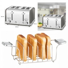 Discover ProfiCook Toaster Up to 4 Vintage Slice Toaster PC-TA1194 1630W details