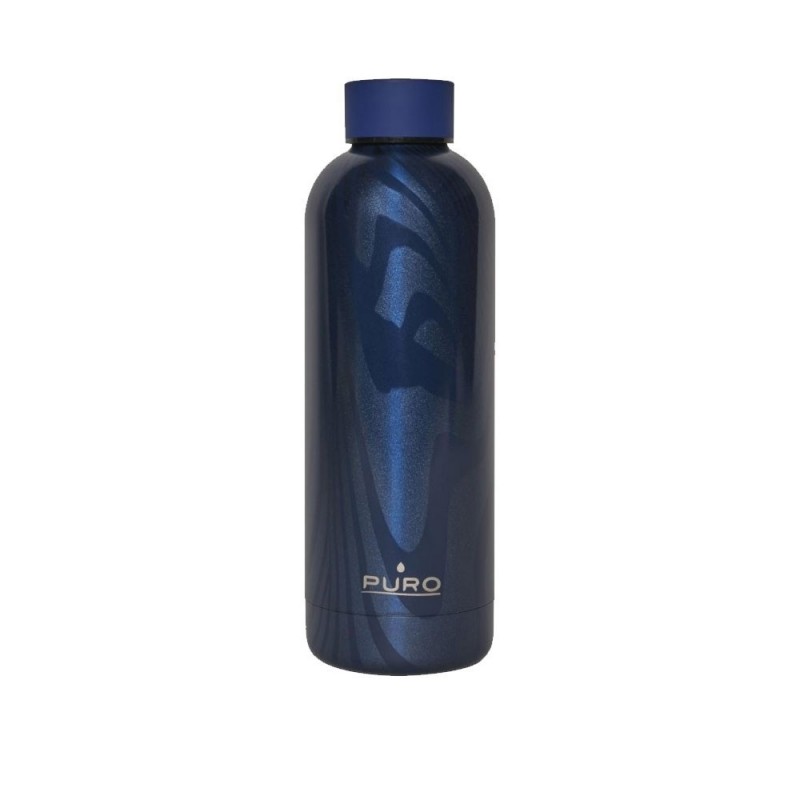 Puro OPTIC 500ml HOT&COLD Thermal Bottle in Double-Layer Matte Steel