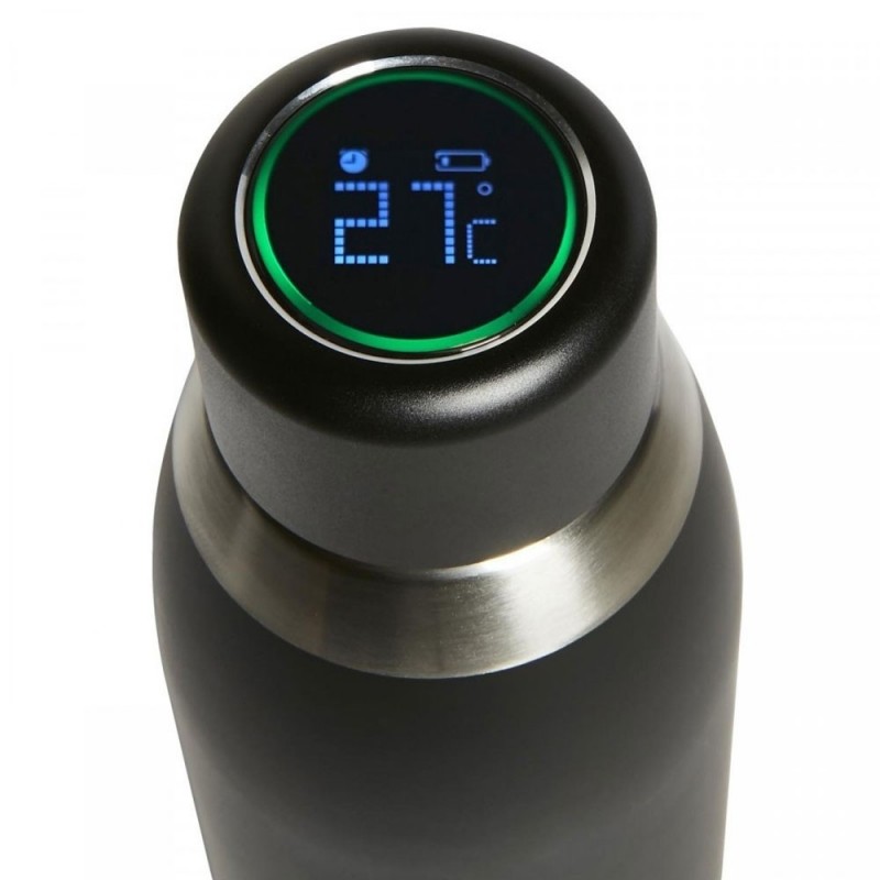 Puro SMART 500ml Double-Layer Steel Thermal Bottle with LCD Touch Cap