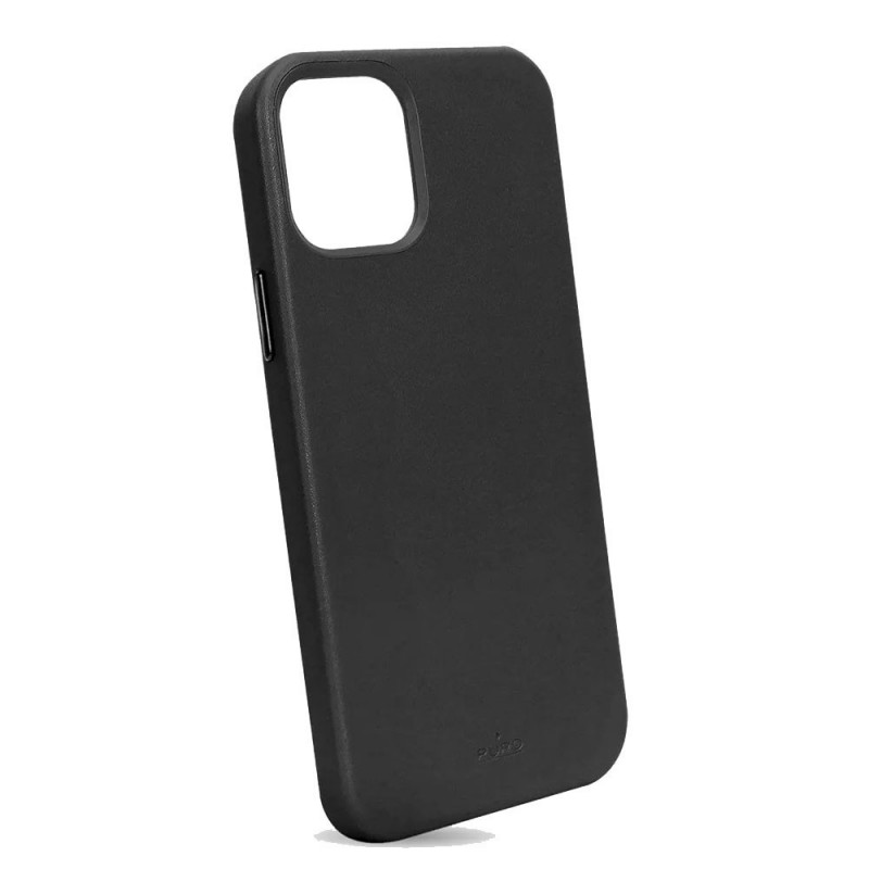 Puro Custodia Effetto Pelle SKY Per iPhone 13 Pro Max | Nero Puro Custodia Effetto Pelle SKY Per iPhone 13 Pro Max | Nero