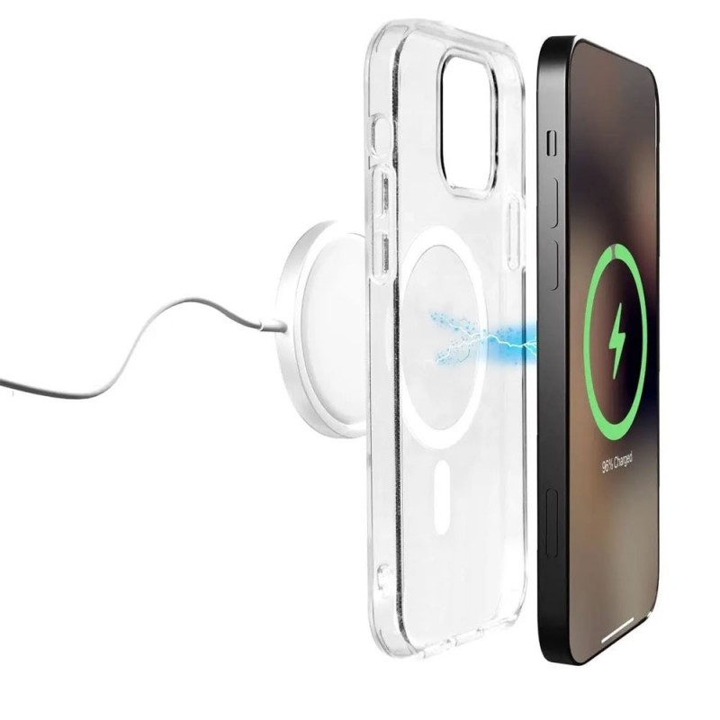 Puro Custodia in TPU con magneti integrati ''LITE MAG'' per iPhone 13 Pro | Trasparente Puro Custodia in TPU con magneti integrati ''LITE MAG'' per iPhone 13 Pro | Trasparente