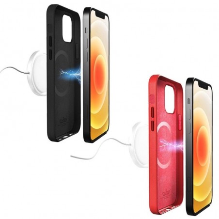 Acquista Puro Custodia MagSafe effetto pelle 'SKY MAG' made for Apple Per iPhone 12-12 Pro in vendita