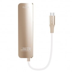 Puro Puro Gold Aluminum Type-C Multiport Hub for sale
