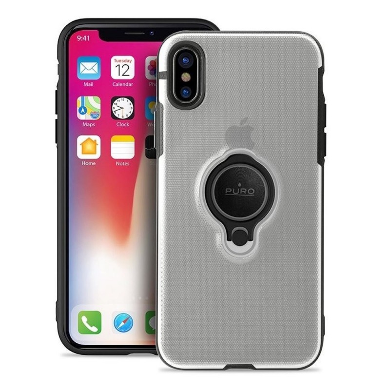 Pure Magnet Ring Cover for iPhone X, XS Transparent
