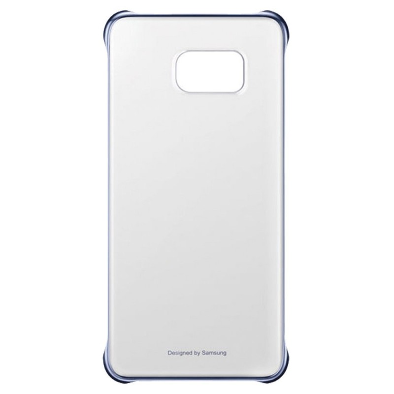 Samsung Clear Cover EF-QG928CBE per S6 Edge+ G928F Blue Nero 