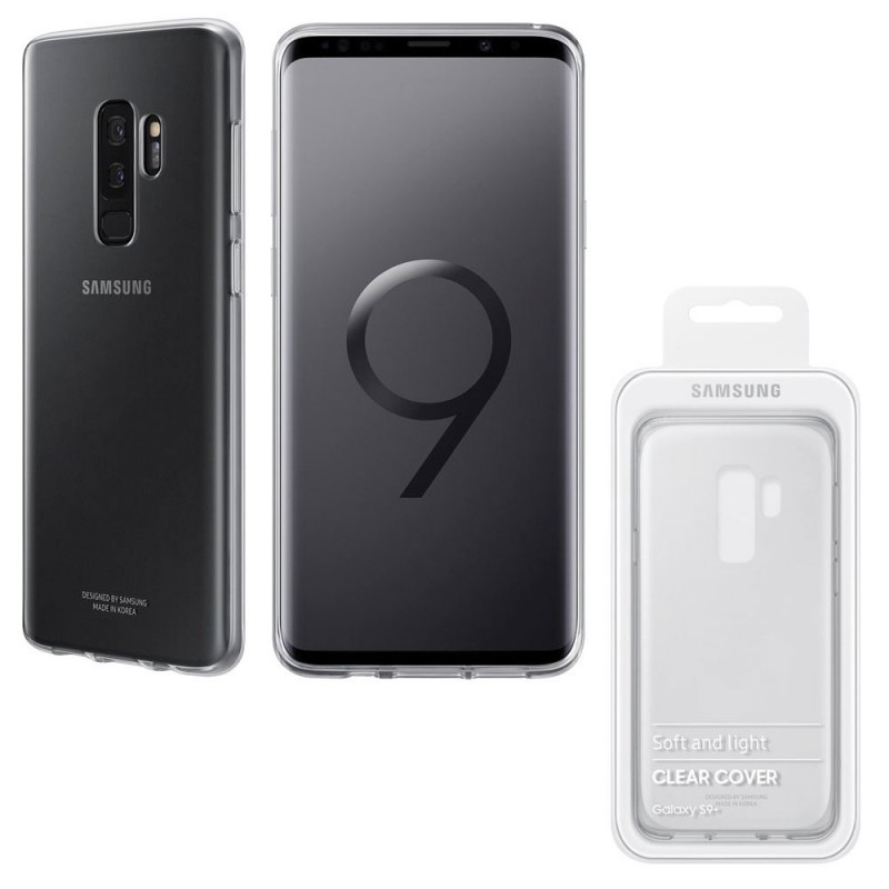 Samsung Clear Cover Per Galaxy S9+ SM-G965 Trasparente