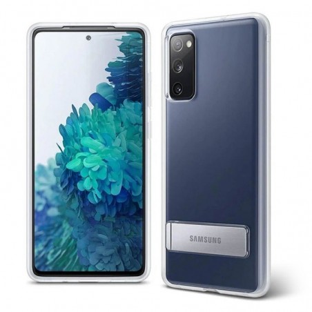 Discover Samsung Clear Standing Cover EF-JG780CT for Galaxy S20 FE G780 Transparent details