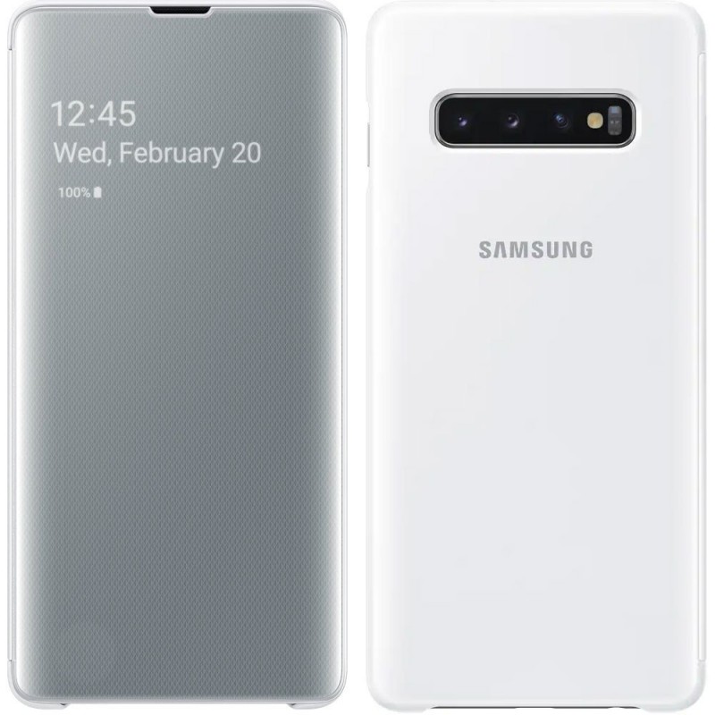 Samsung Clear View Cover EF-ZG973C Per Galaxy S10