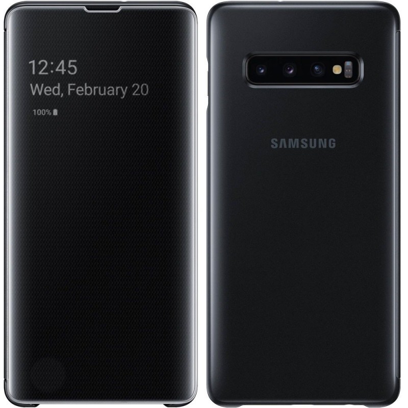 Samsung Clear View Cover EF-ZG975C For Galaxy S10+