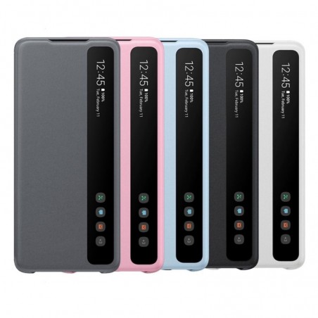 Discover Samsung Clear View Cover EF-ZG980C for Galaxy S20 details