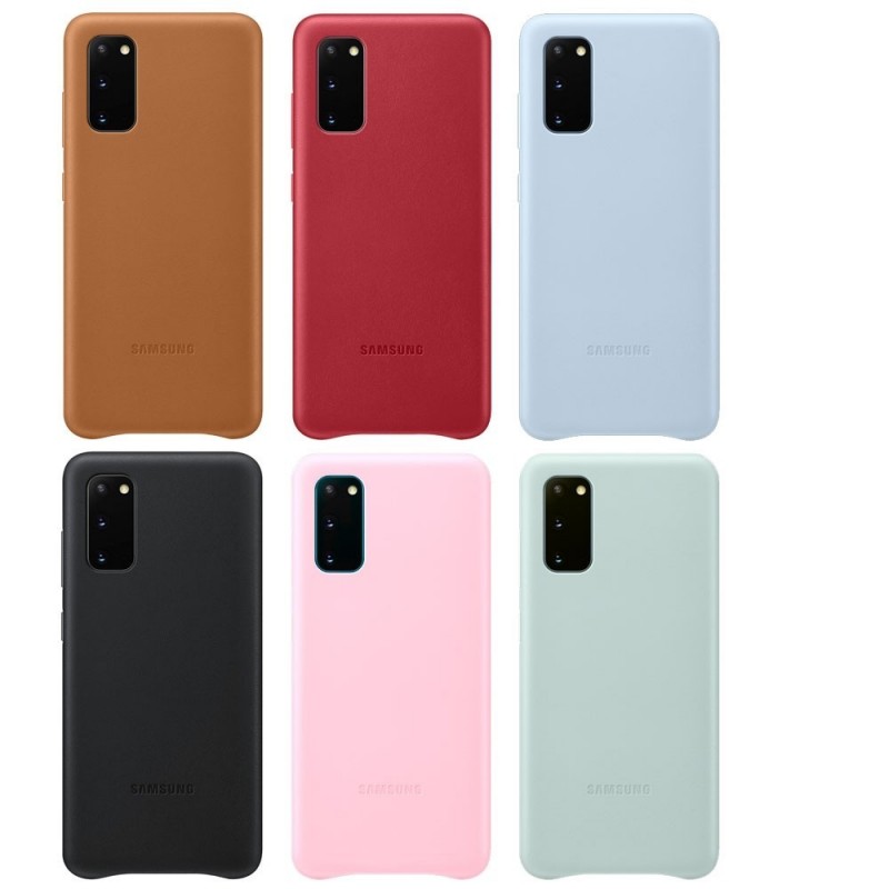Compra Samsung Leather Cover EF-VG980L per Galaxy S20 online