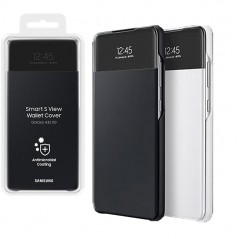 Buy Samsung S View Wallet Cover EF-EA326P for Galaxy A32 5G A326B |&nbsp;Black and white online