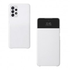 Samsung S View Wallet Cover EF-EA326P Per Galaxy A32 5G A326B | Bianco e Nero