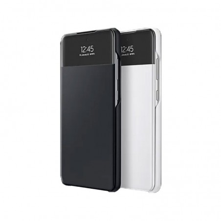 Samsung Samsung S View Wallet Cover EF-EA525P for Galaxy A52 A525F - A52 5G A526 |&nbsp;Black and white for sale