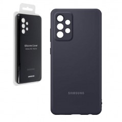 Buy Samsung SilIcone Cover EF-PA525TBEG for Galaxy A52 A525F |&nbsp;Black and Blue online
