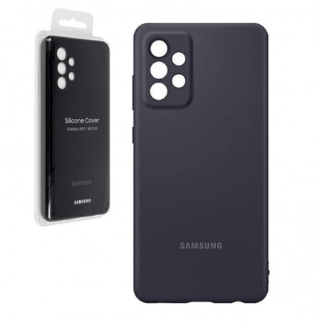 Samsung SilIcone Cover EF-PA525TBEG For Galaxy A52 A525F | Black and Blue