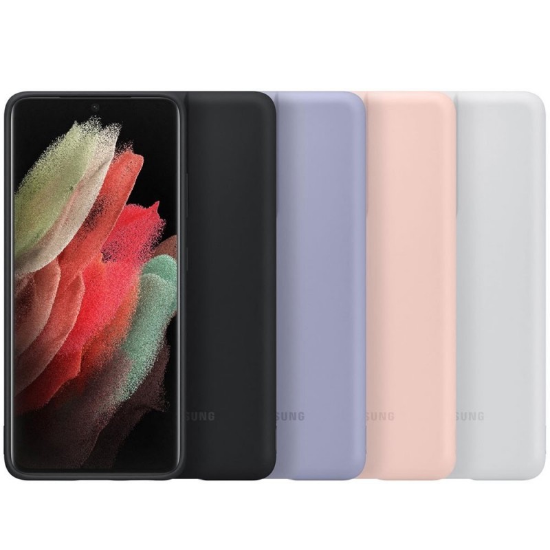 Samsung Silicone Cover EF-PG998T Custodia Per Galaxy S21 ULTRA SM-G998 Samsung Silicone Cover EF-PG998T Custodia Per Galaxy S21 ULTRA SM-G998