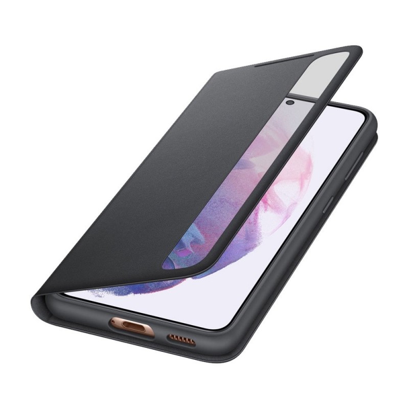 Samsung Smart Clear View Cover EF-ZG991C Case For Galaxy S21 SM-G991
