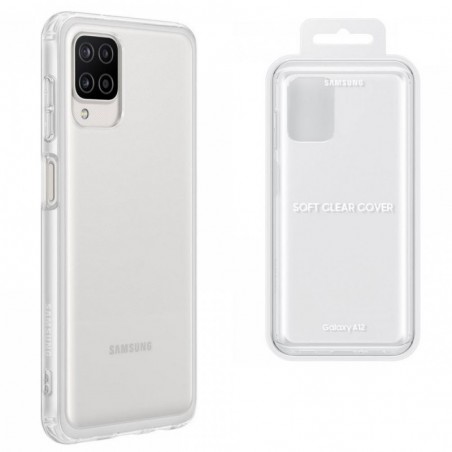 Foto di Samsung Soft Clear Cover EF-QA125TTE Per Galaxy A12 A125 | Trasparente - Samsung