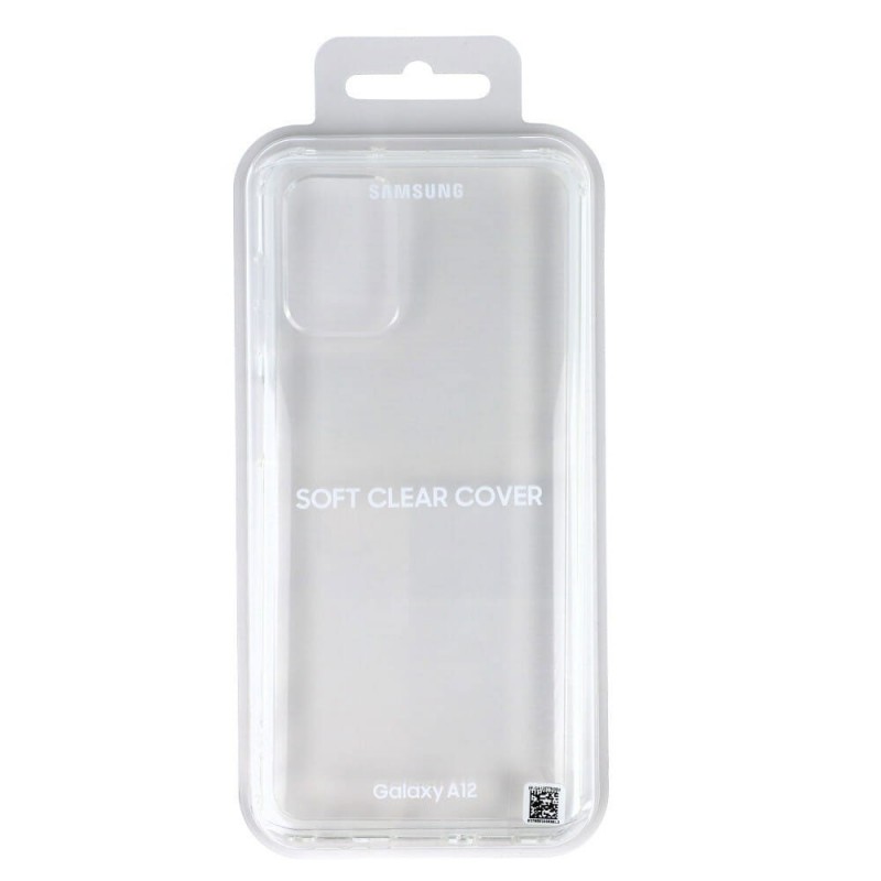 Samsung Soft Clear Cover EF-QA125TTE Per Galaxy A12 A125 | Trasparente