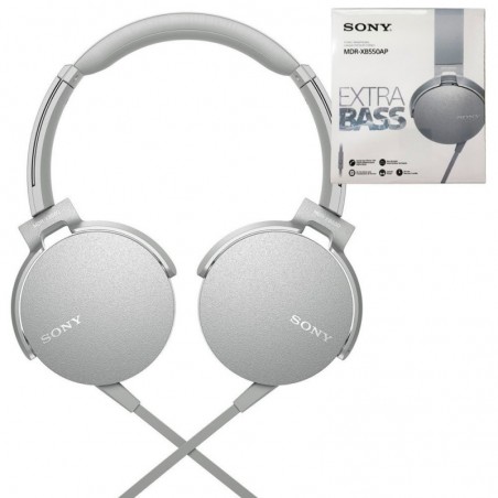Product image Sony MDRXB550AP Closed Headphone with Microphone and Extra Bass White Controls
