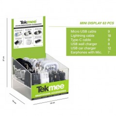 Tekmee TEKMEE Mini Stand" TAKE ME" Exhibitor composed of 63 Bulk Pieces for sale