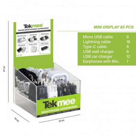 Tekmee TEKMEE Mini Stand" TAKE ME" Exhibitor composed of 63 Bulk Pieces for sale