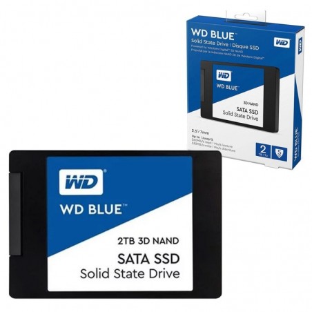 Photo of Western Digital WD SSD 2TB SATA3 2.5" Internal Unit Blue - Western Digital WD