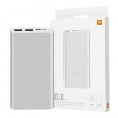 Discover Xiaomi Mi 18W fast Charge Power Bank 3 10000mAh Battery Charger |&nbsp;Silver details