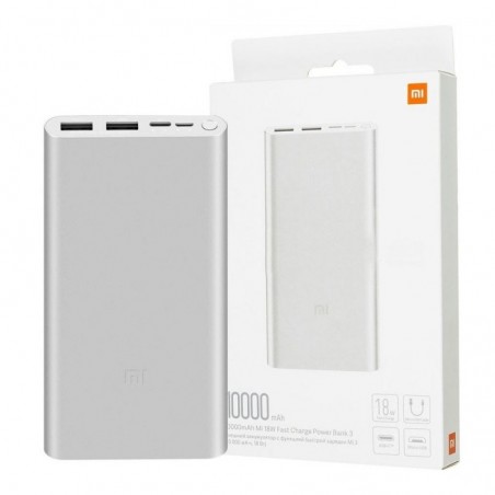 Compra Xiaomi Mi 18W fast Charge Power Bank 3 Caricabatteria 10000mAh | Silver online