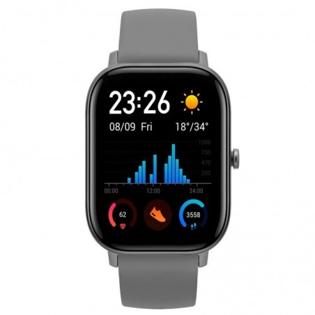 AMAZFIT Smart Watch GTS Smartwatch Amoled 1.65' | Lava Black Grey