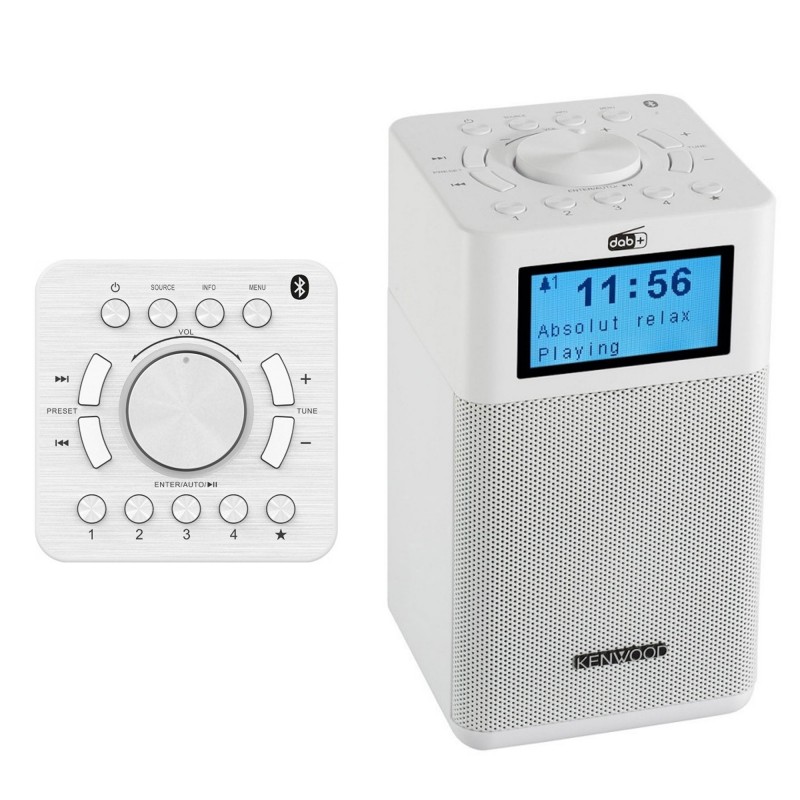 KENWOOD CR-M10DAB Digital Alarm Clock Radio DAB+ Tuner Bluetooth