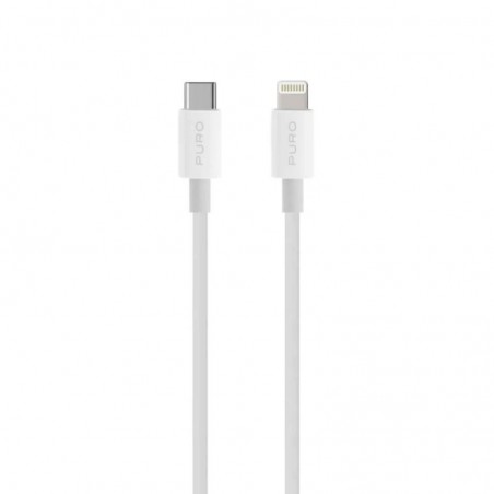 Puro Cavo Apple MFI da USB-C 2.0 a Lightning 2mt | Bianco