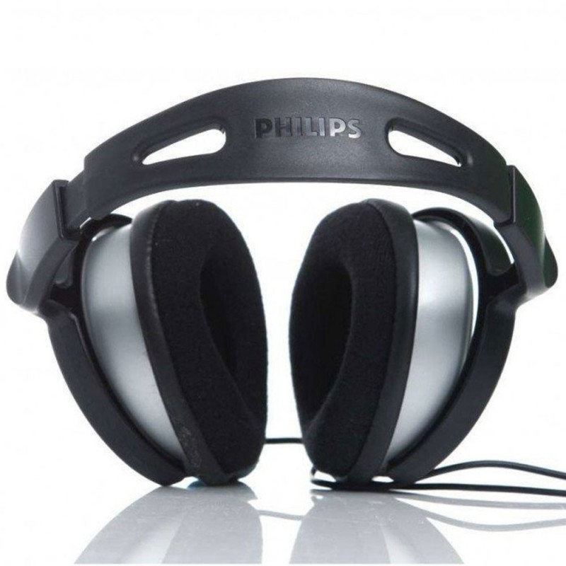 Philips Cuffia Auricolari Stereo per TV con Cavo Unilaterale Over Ear Nero