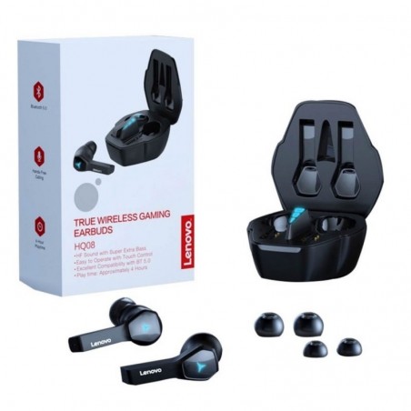 Acquista LENOVO True Wireless Earbuds HQ08 Auricolare Bluetooth 5.0 TWS Gaming | Nero su Smartness