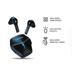 Discover LENOVO True Wireless Earbuds HQ08 Auricolare Bluetooth 5.0 TWS Gaming | Nero details