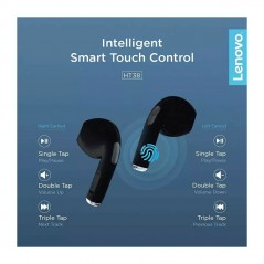 Buy LENOVO True Wireless Earbuds HT38 Auricolare Bluetooth 5.0 IPX5 | Bianco - Nero online