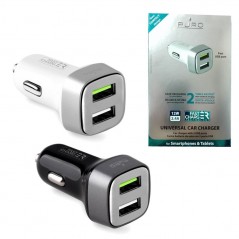 Photo of Puro Mini Car Charger Fast Charger 2 Usb 2.4A - Puro