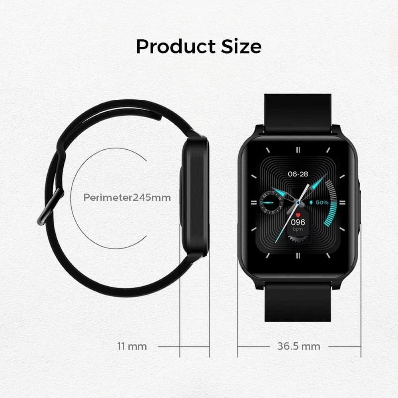 LENOVO Smartwatch S2 Pro Resistente all'acqua 7 modalità Sport | Nero