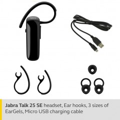Discover Jabra Talk 25 SE Auricolare Bluetooth Cuffia Mono Wireless | Nero details