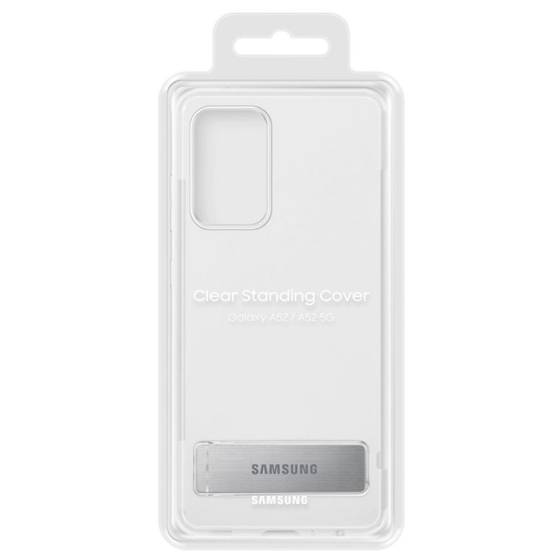 Samsung Clear Standing Cover EF-JA525CTEG Per Galaxy A52 A525F - A52 5G A526 | Trasparente Samsung Clear Standing Cover EF-JA525CTEG Per Galaxy A52 A525F - A52 5G A526 | Trasparente