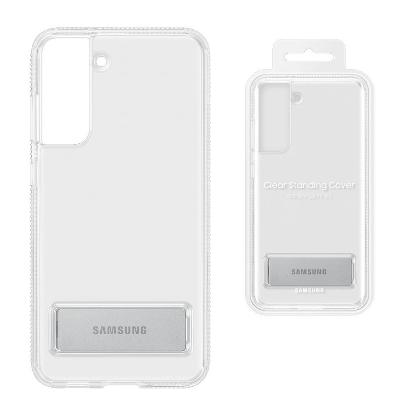 Samsung Clear Standing Cover for Galaxy S21 FE Transparent Samsung Clear Standing Cover for Galaxy S21 FE Transparent