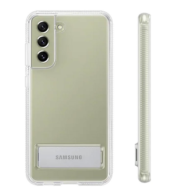 Samsung Clear Standing Cover for Galaxy S21 FE Transparent Samsung Clear Standing Cover for Galaxy S21 FE Transparent
