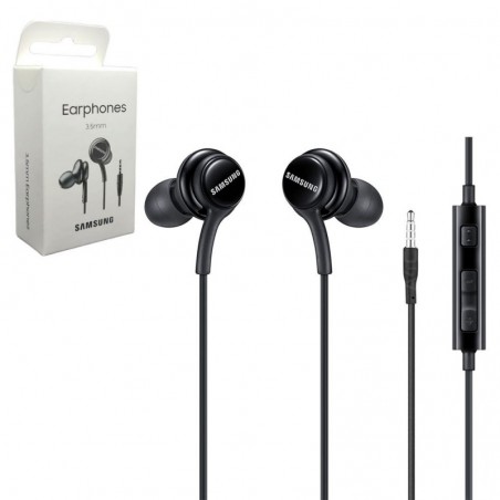 Samsung Auricolare EO-IA500BBEGWW In-Ear con Filo Jack 3.5mm | Nero confezione da 10Pz
