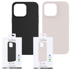 Immagine prodotto Puro Icon Cover Custodia in Silicone Liquido Con Interno in Microfibra Per iPhone 14 Pro